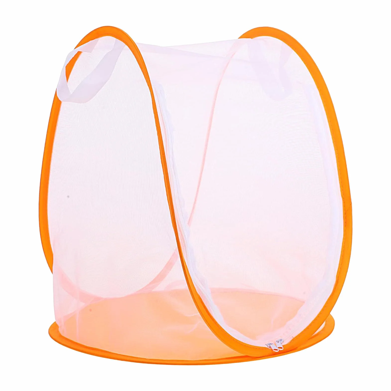 Butterfly Cage Small Butterfly Habitat Mesh Enclosure Foldable Growing Breeding House Zipper Access Portable Design