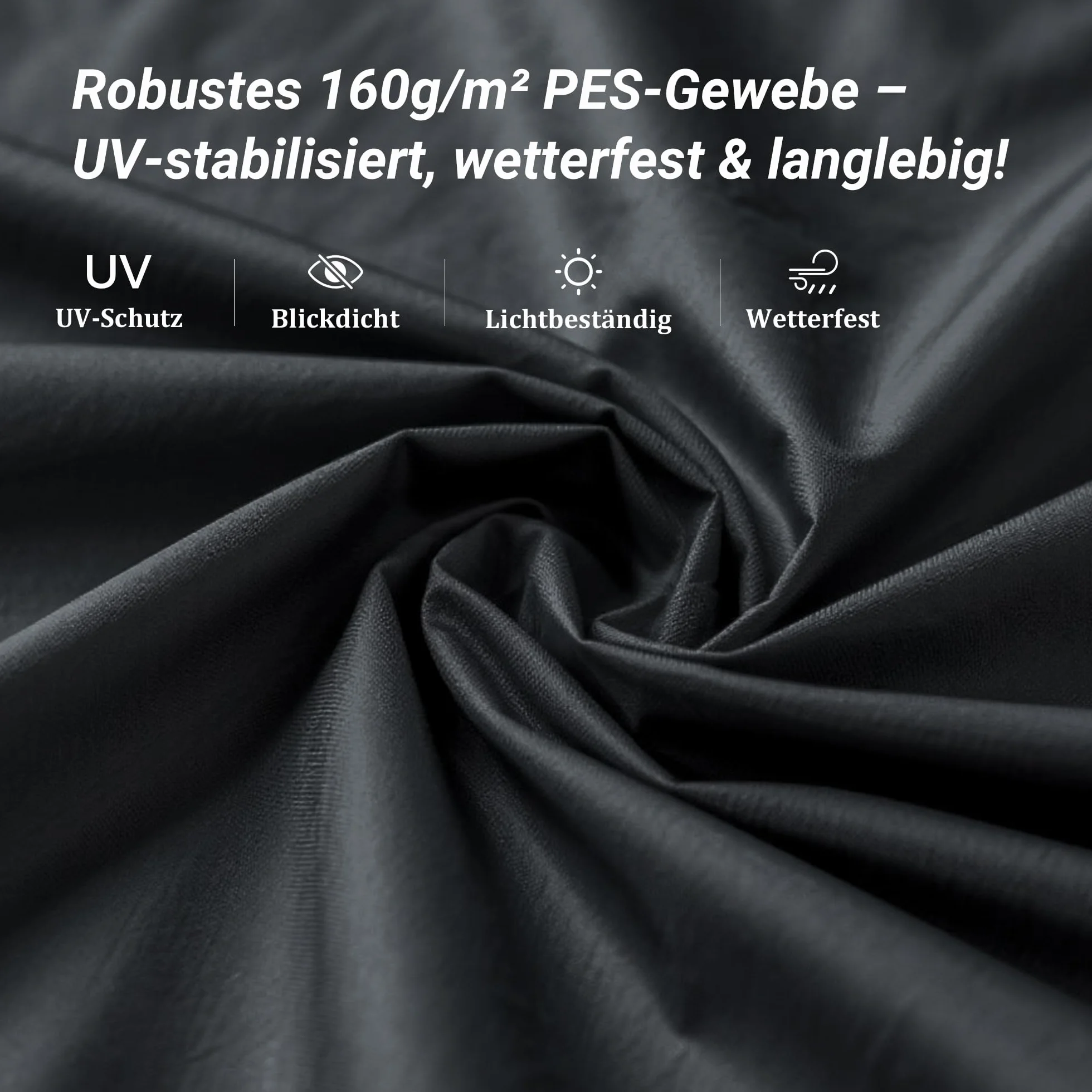 Osłona balkonowa przed wiatrem 90x300 cm antracytowa