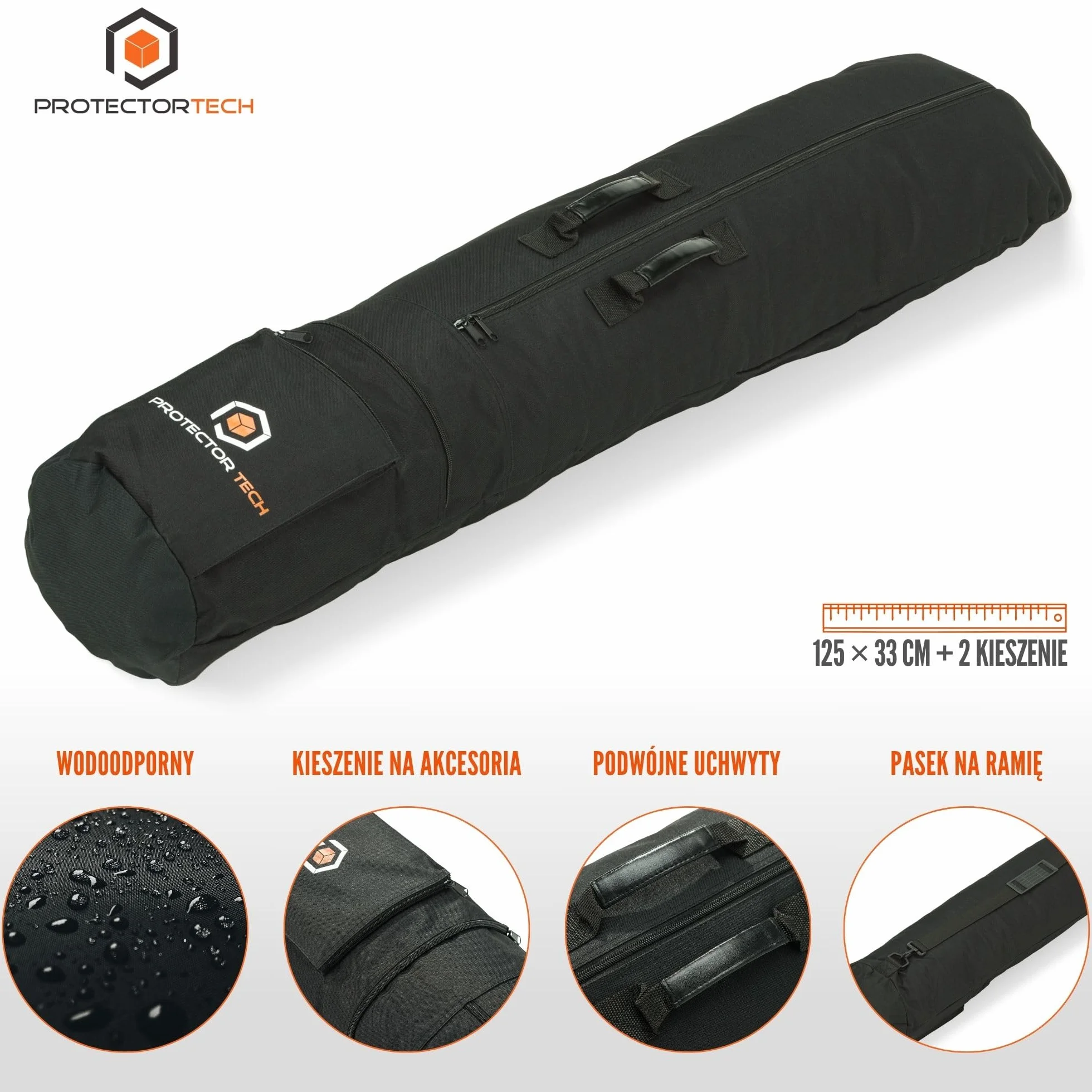 Torba ochronna ProtectorTech HD na wykrywacz metalu Garret Rutus 125 cm