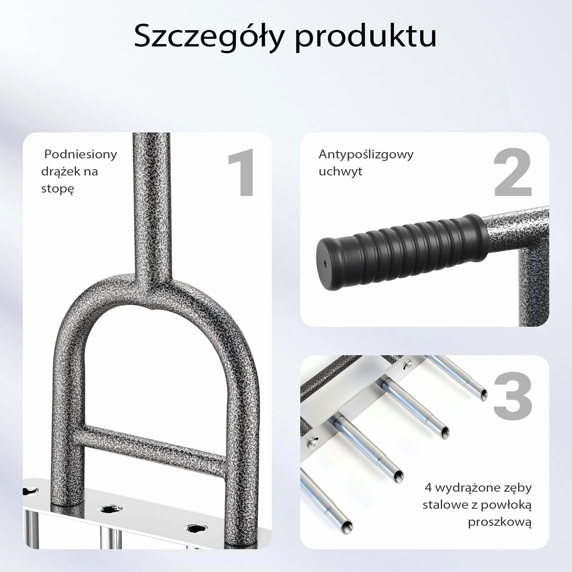 Wiltec Aerator rurkowy o szerokości napowietrzania 230 mm, narzędzie ręczne z otworem na stopę i gumowanym uchwytem, z odchwaszczaczem ręcznym