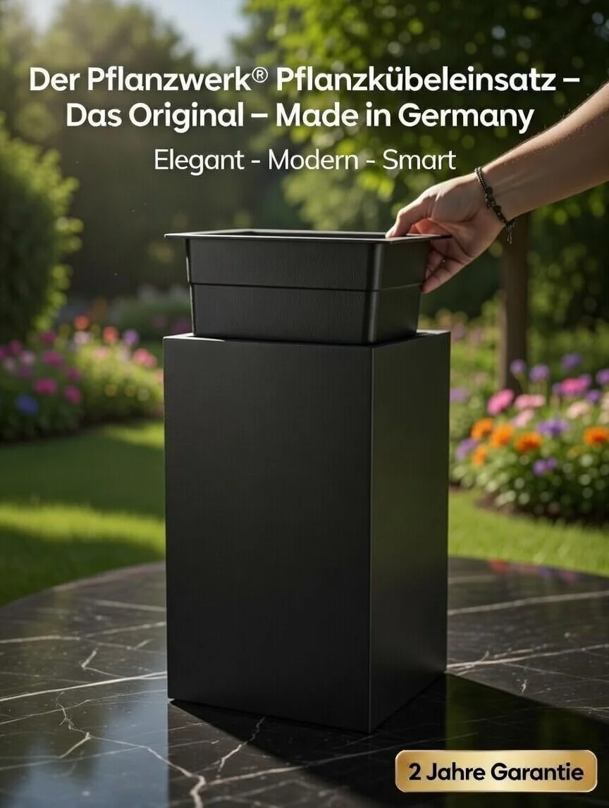 Pflanzwerk® wkład do doniczki Wkład do doniczki na kwiaty Wkład do wszystkich modeli Tower 70x33x33cm & Cube 30x34x34cm *odporna na mróz* *2 lata * *produkt wysokiej jakości*