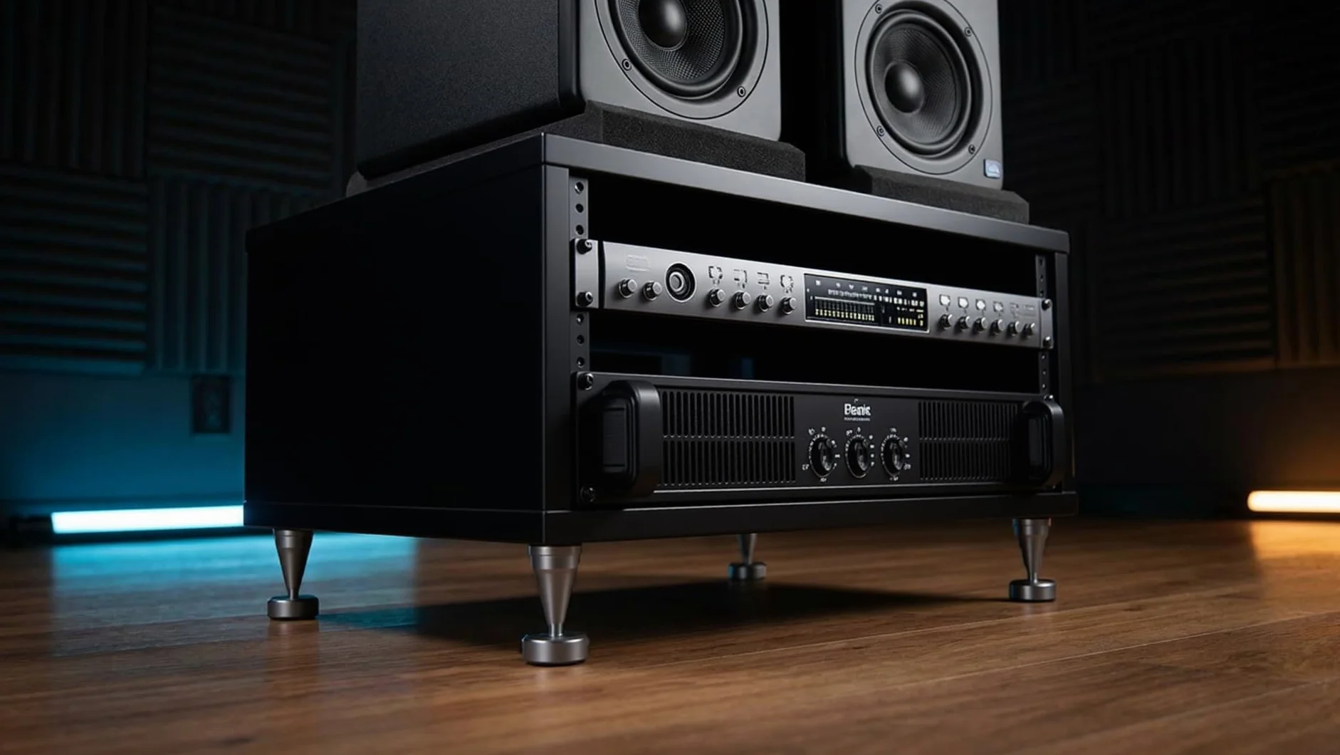 PrecisionGeek Kolce głośnikowe M8 z podkładkami izolacyjnymi 20 mm, zestaw 4 kolców + 4 podkładki, anodowane aluminium, szare, głośniki HiFi, stojaki AV, subwoofery i sprzęt audio, nóżki
