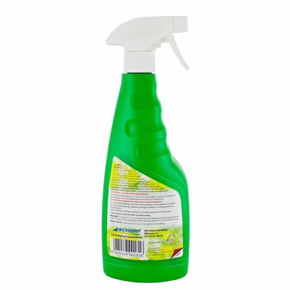 Dr. Stähler 001816 środek do zwalczania chwastów spray o natychmiastowym działaniu, 750 ml