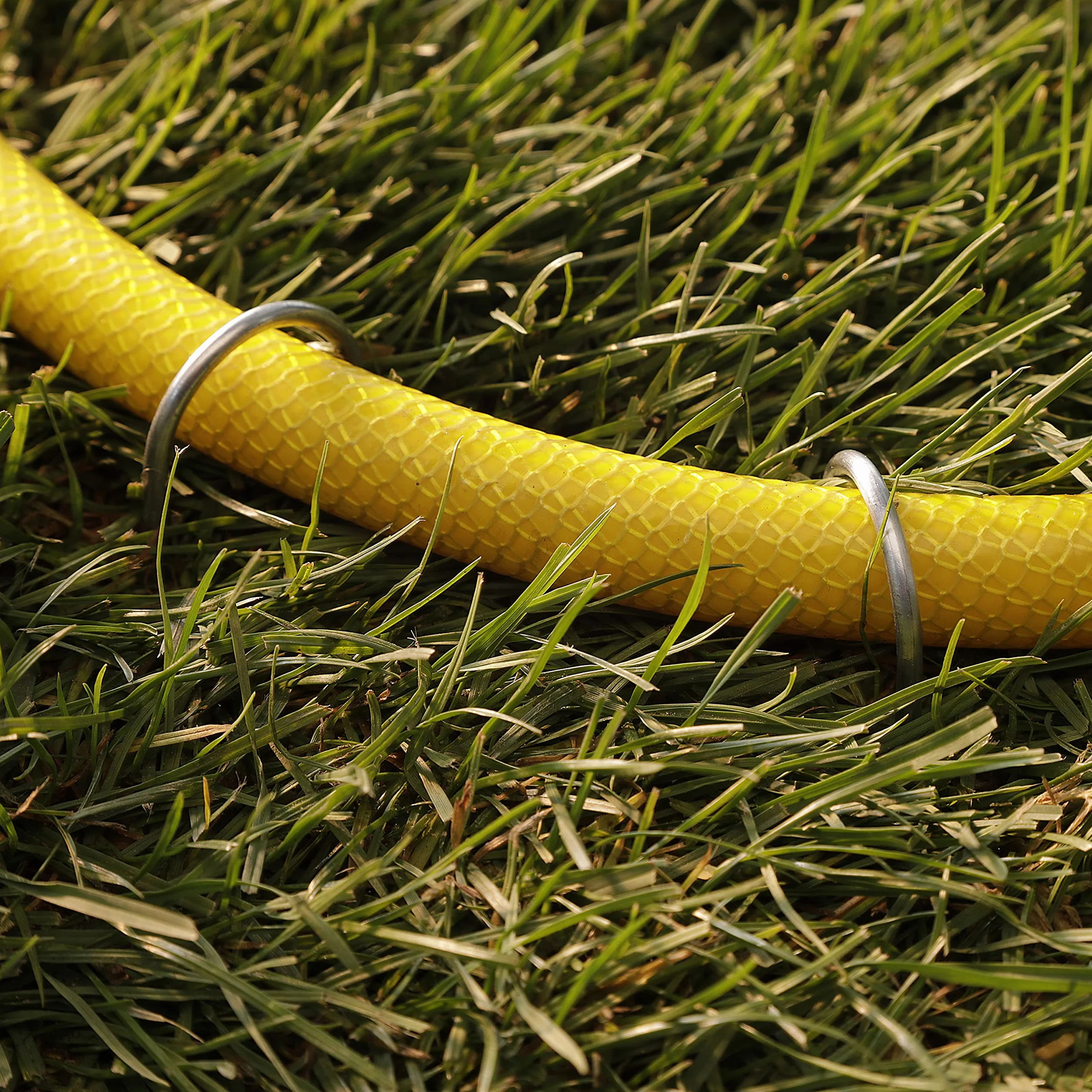 GardenMate Zestaw 50 x 150 mm ocynkowane stalowe kołki zabezpieczające w kształcie litery U o grubości 2,9 mm