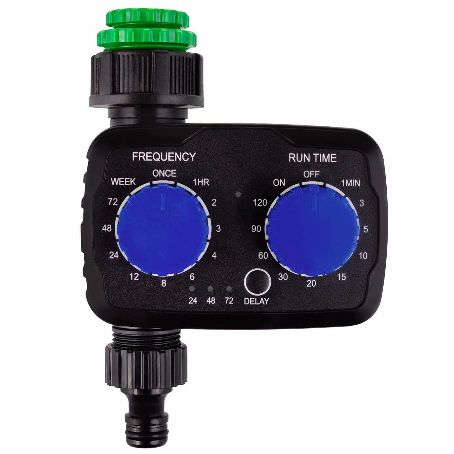 Green Blue Elektroniczny sterownik nawadniania IP55, regulowany czas i częstotliwość, zasilanie bateryjne