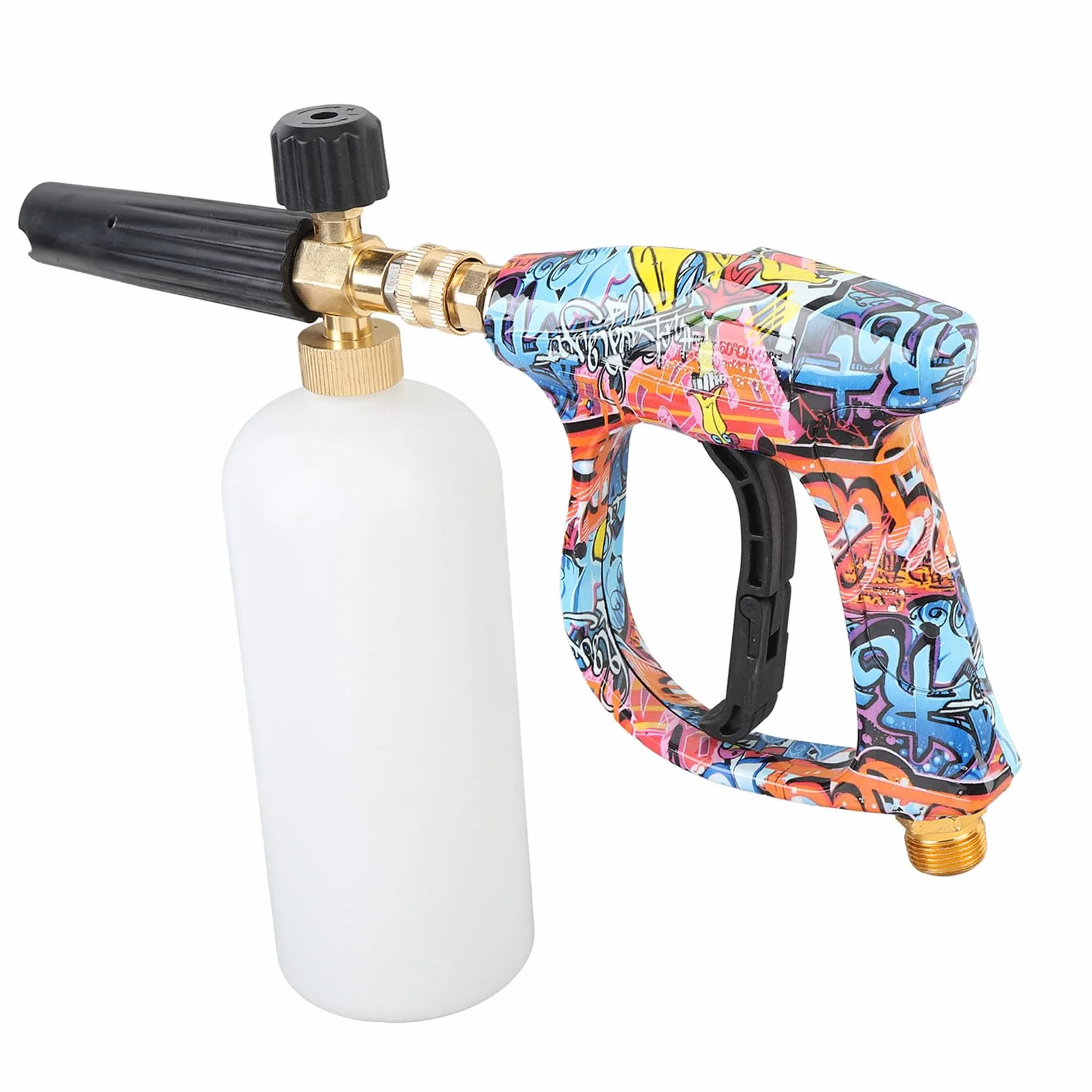Yctze Myjka Wysokociśnieniowa z Działkiem do Wytwarzania Piany Urządzenie do Natryskiwania Piany Samochodowej Efektywnego Użytku w Ogrodzie z Zestawem Armatki Wytwarzania, Opryskiwaczem Myjni