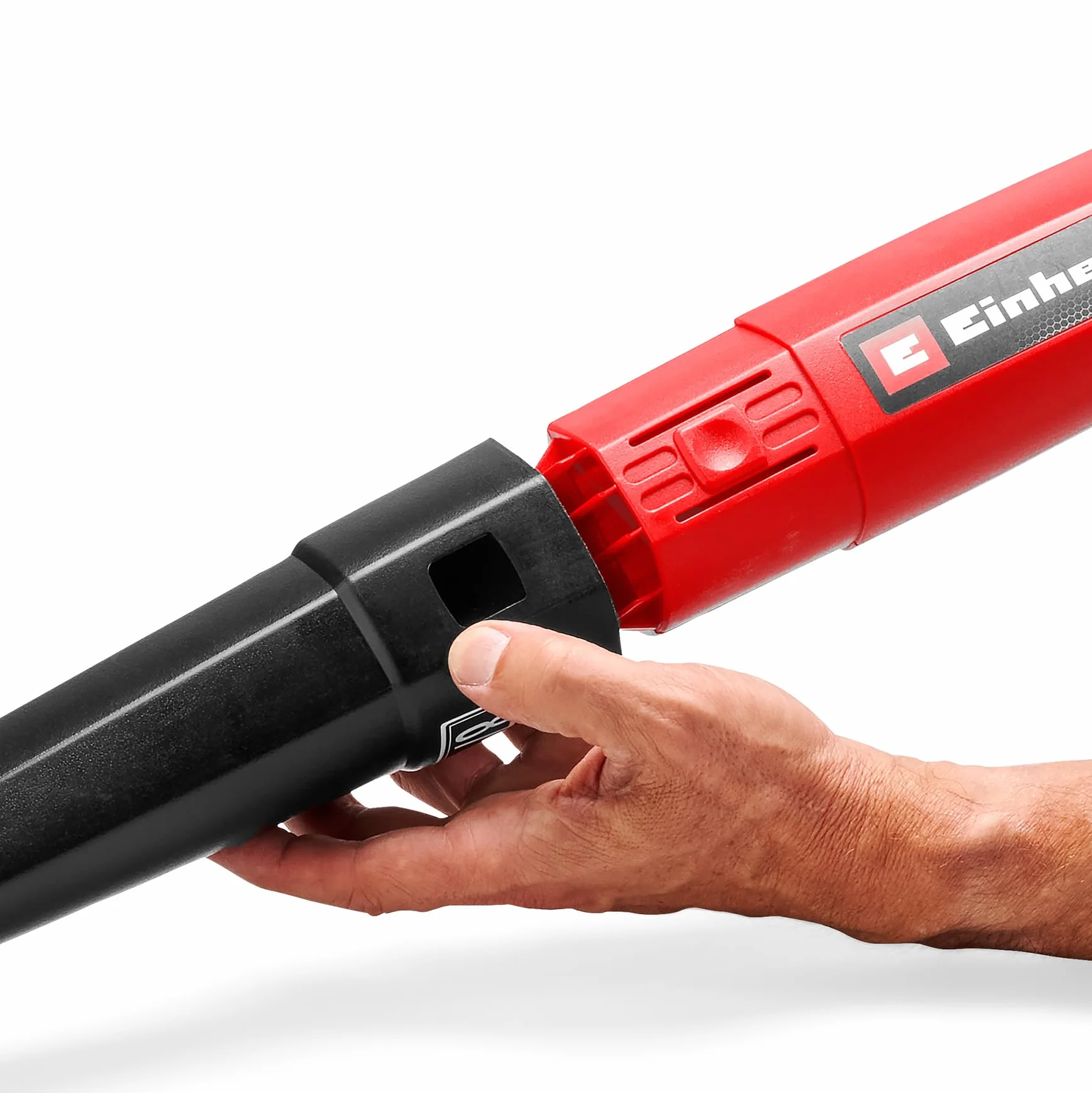 Einhell Uniwersalna dmuchawa akumulatorowa GC-CL 18/1 Li E-Solo Power X-Change (18 V, Li-ion, 210 km/h, 2-częściowa rura, elektroniczna regulacja prędkości, bez akumulatora i ładowarki)