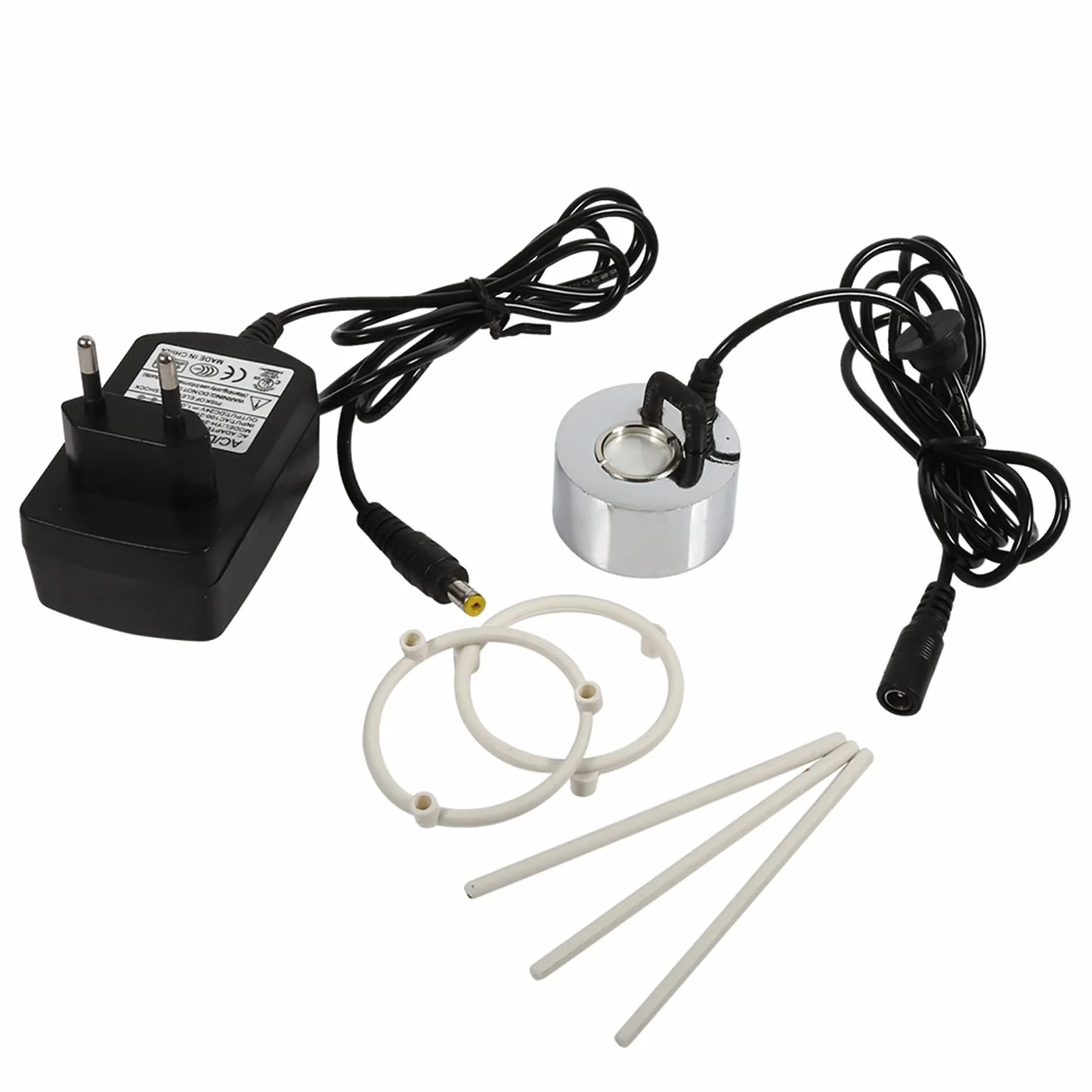 Ultraschall Nebel Terrarium, Fogger Terrarium Ultradźwiękowy Generator Mgły Fogger Fontanna Staw Atomizer Nawilżacz Powietrza z Adapterem Ue Wtyczka 100 240 V