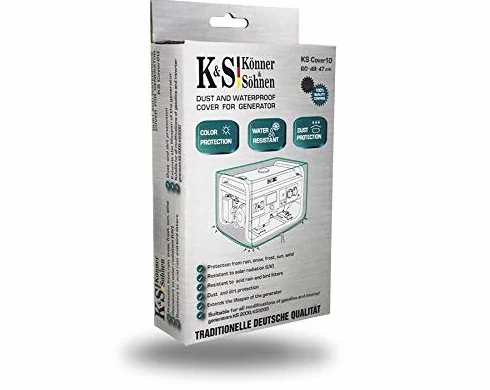 Könner & Sons KS Cover 10 - Wodoodporna, pyłoszczelna i wytrzymała ochronna poliestrowa osłona chroniąca generator