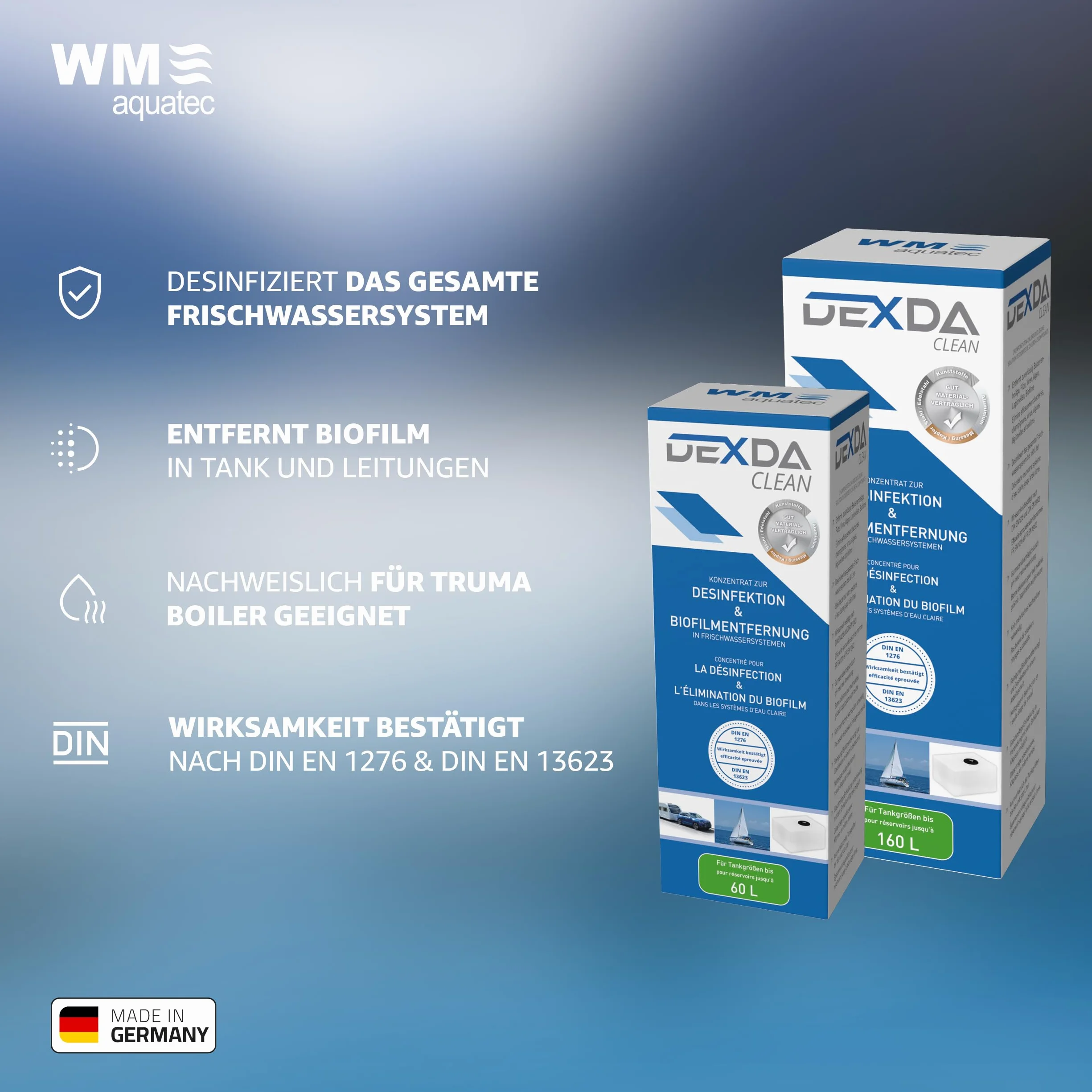 WM aquatec Higiena dla systemów świeżej wody o pojemności zbiornika do 60 litrów