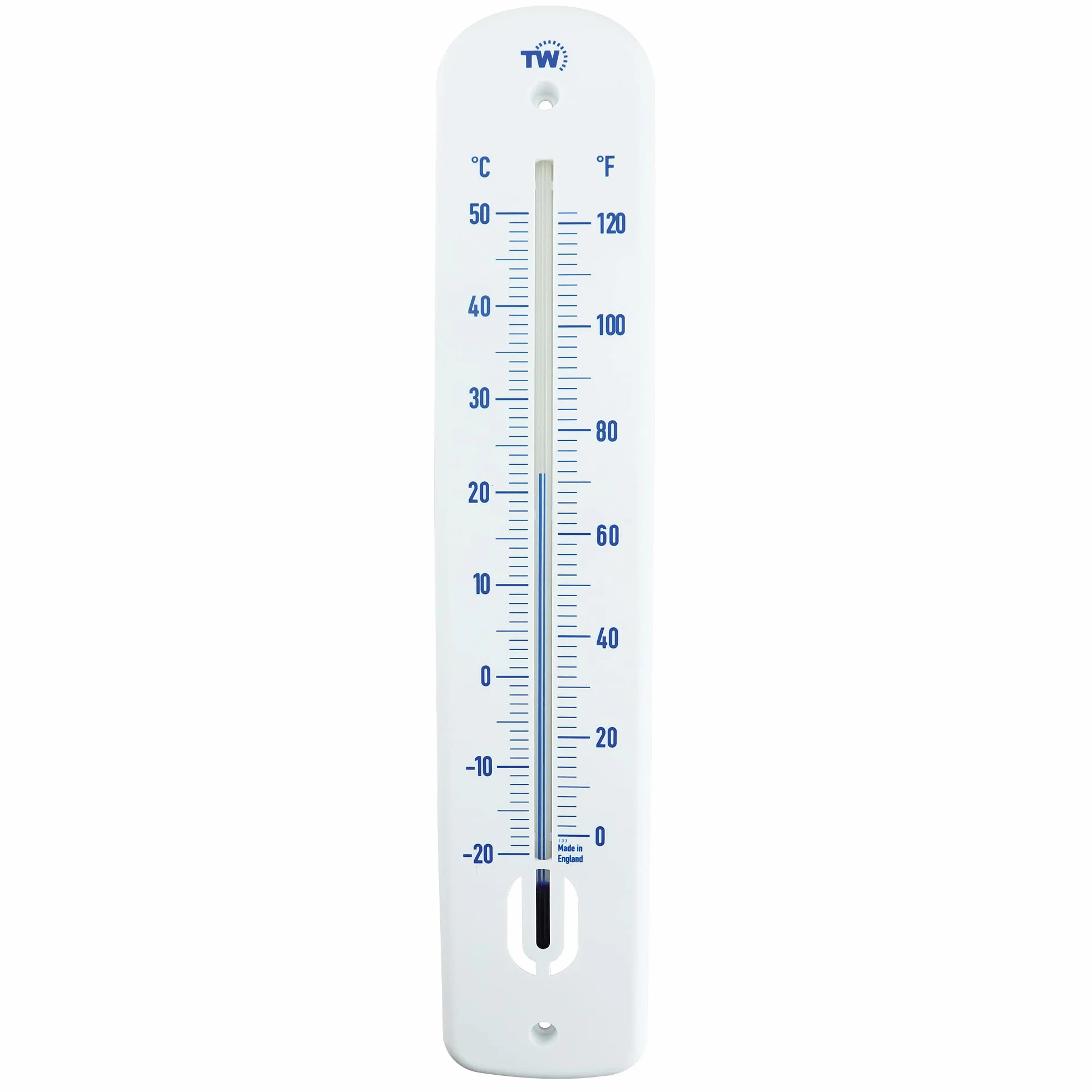 Klasyczny Termometr Zewnętrzny 380 mm Niebieski