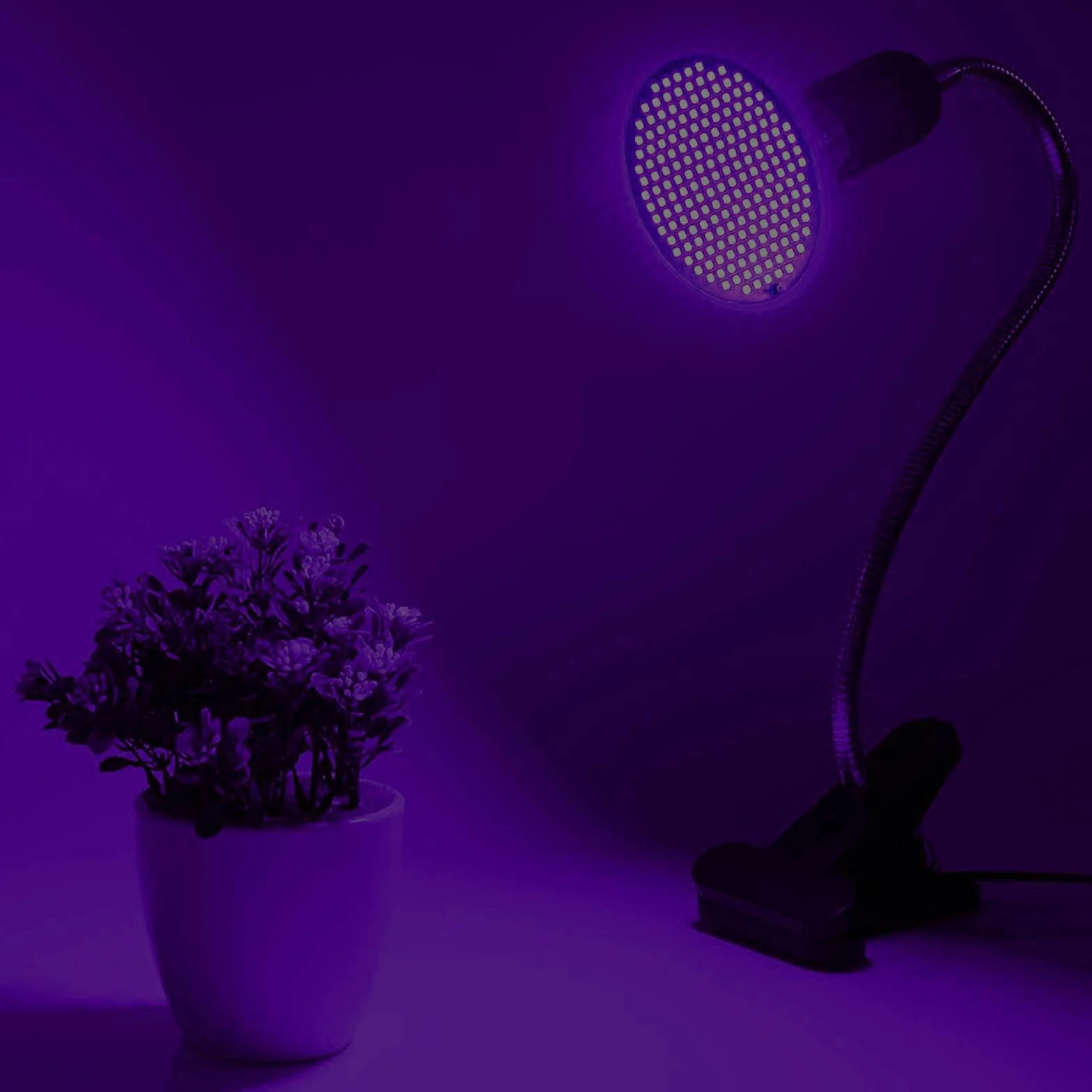 Żarówka LED UV do roślin domowych, pełne spektrum UVA/UVB 300-400 nm, stymulator chlorofilu i owocowania kwitnienia, energooszczędna lampa ultrafioletowa do hydroponiki i szklarni