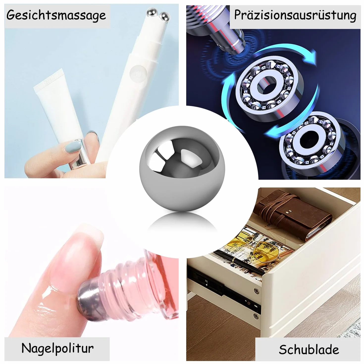 Kulka ze stali nierdzewnej, 10 szt., bezszwowy globus ziemny, średnica 15 mm, kula fasetowana ze stali nierdzewnej, polerowana pusta kula, do dekoracji imprez ozdobnych