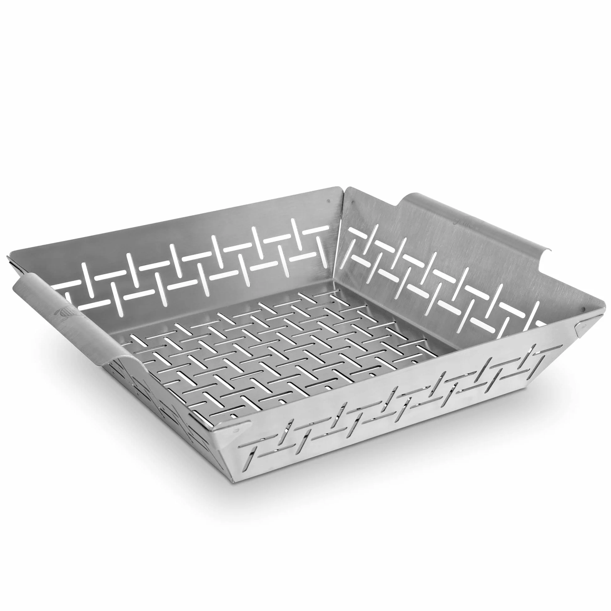 grillart® Premium XL Ruszt do grilla ze stali nierdzewnej jako kosz na warzywa, ruszt do grillowania ryb i tacka do grilla – uniwersalnie używany i szczególnie trwały ruszt do grilla - idealne