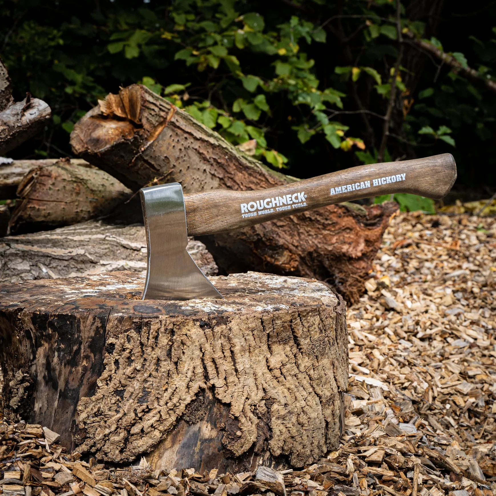 Roughneck ROU65671 Traditional Hickory Handle Axe 800g (1¾lbs)