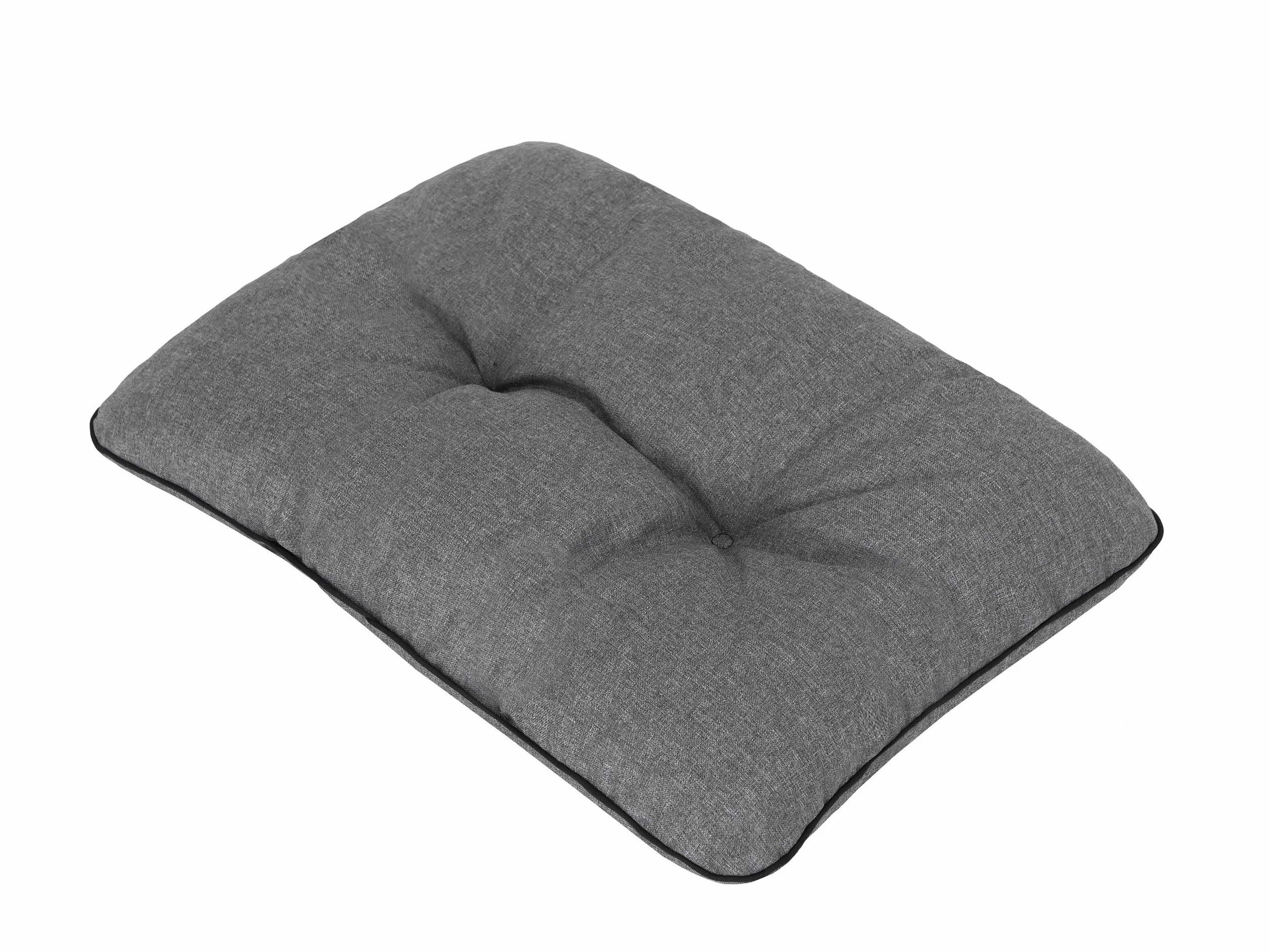 PillowPrim poduszka ogrodowa na meble rattanowe, poduszki ogrodowe, tapicerowane, dekoracyjne, poduszka, nakładka na meble rattanowe, poduszka zamienne do PE fotela rattanowego 70x70x42 Grafit