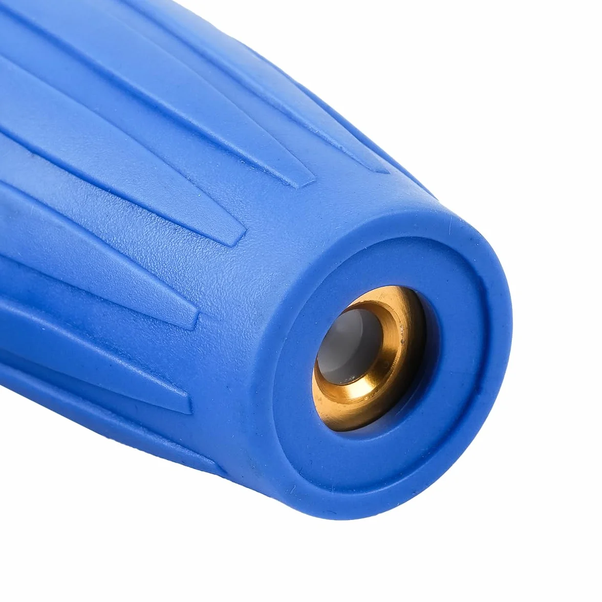 Obrotowa podwójna dysza turbo do myjki wysokociśnieniowej, maks. moc 4000 PSI Obrotowa dysza turbo z końcówkami do myjki ciśnieniowej 1/4" Quick Connect, niebieska