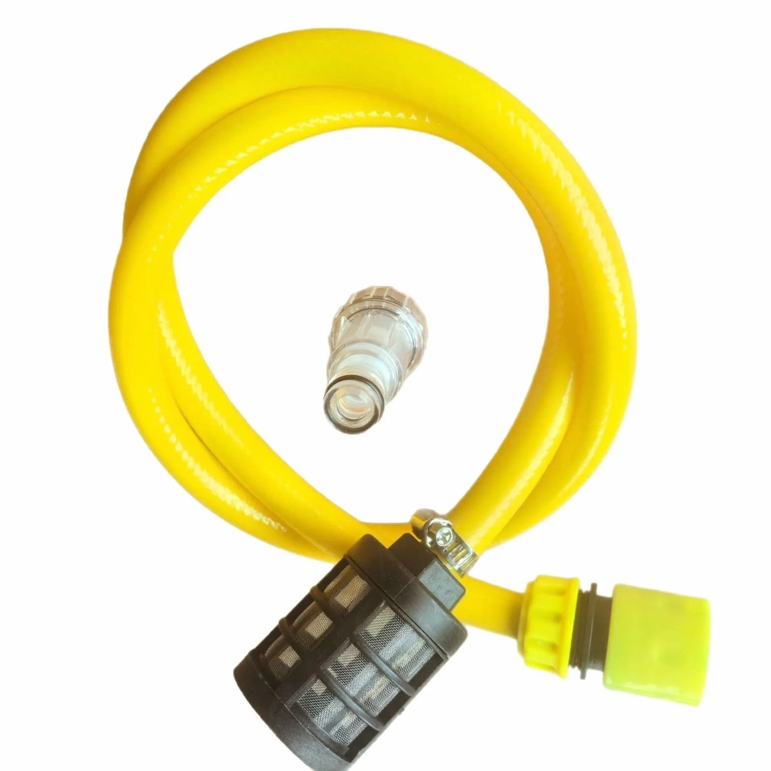 YUET Wąż ssący 5M z szybkozłączką i filtrem do myjki wysokociśnieniowej Karcher K2 K3 K4 K5 K6 K7 Kärcher Series & Bosch AQT Series do mycia samochodów wysokim ciśnieniem