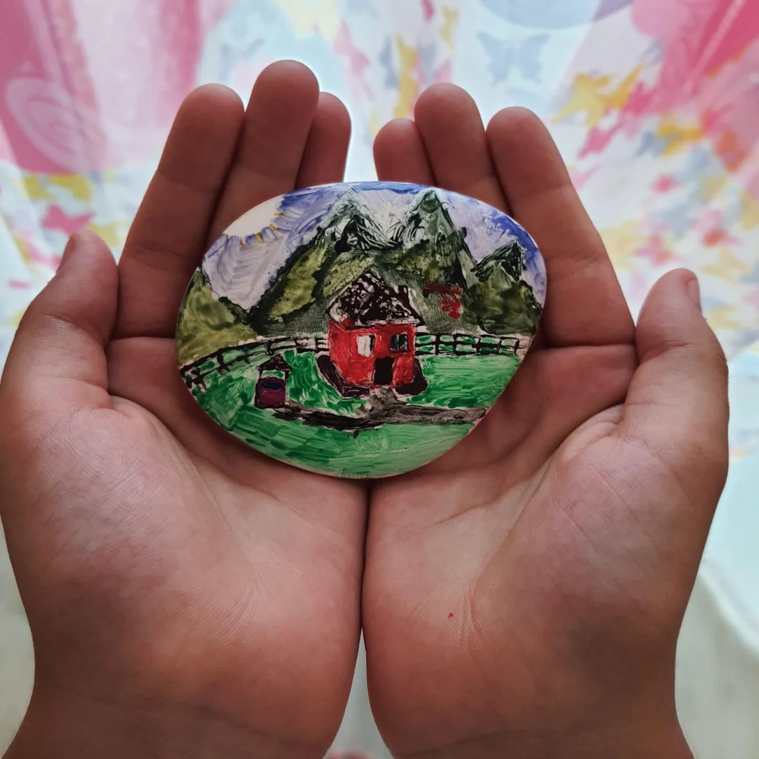 Kalapanta - Duże plastikowe kamienie do malowania (Ø 5-8 cm | ok. 45 sztuk)