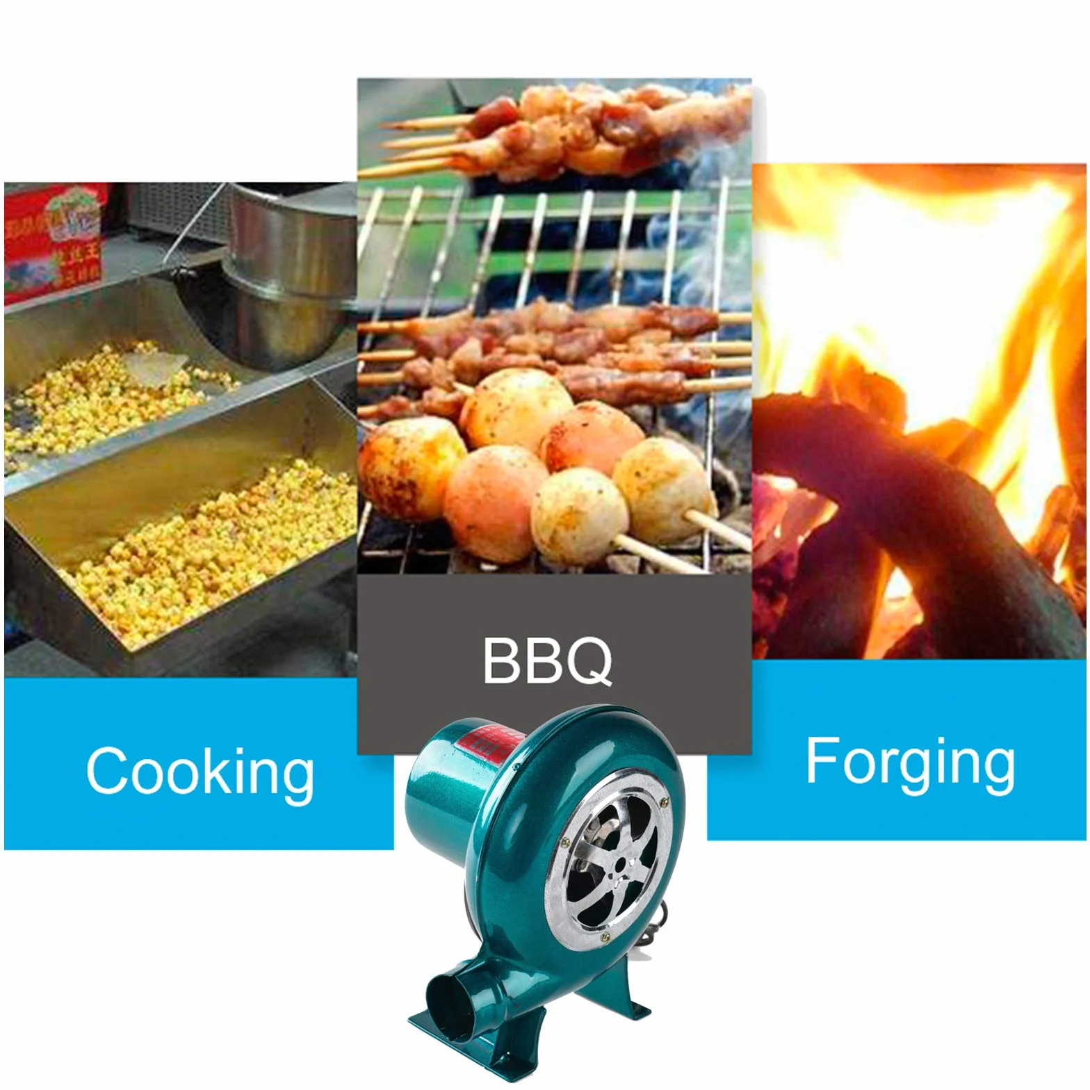 Dmuchawa elektryczna do grilla 220 V odśrodkowa Forge BBQ