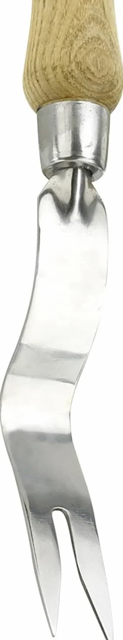 Kent & Stowe Ręczny wyrywacz do chwastów ze stali nierdzewnej do trawników i gruntów, do usuwania chwastów z drewna jesionowego, długość: 30 cm