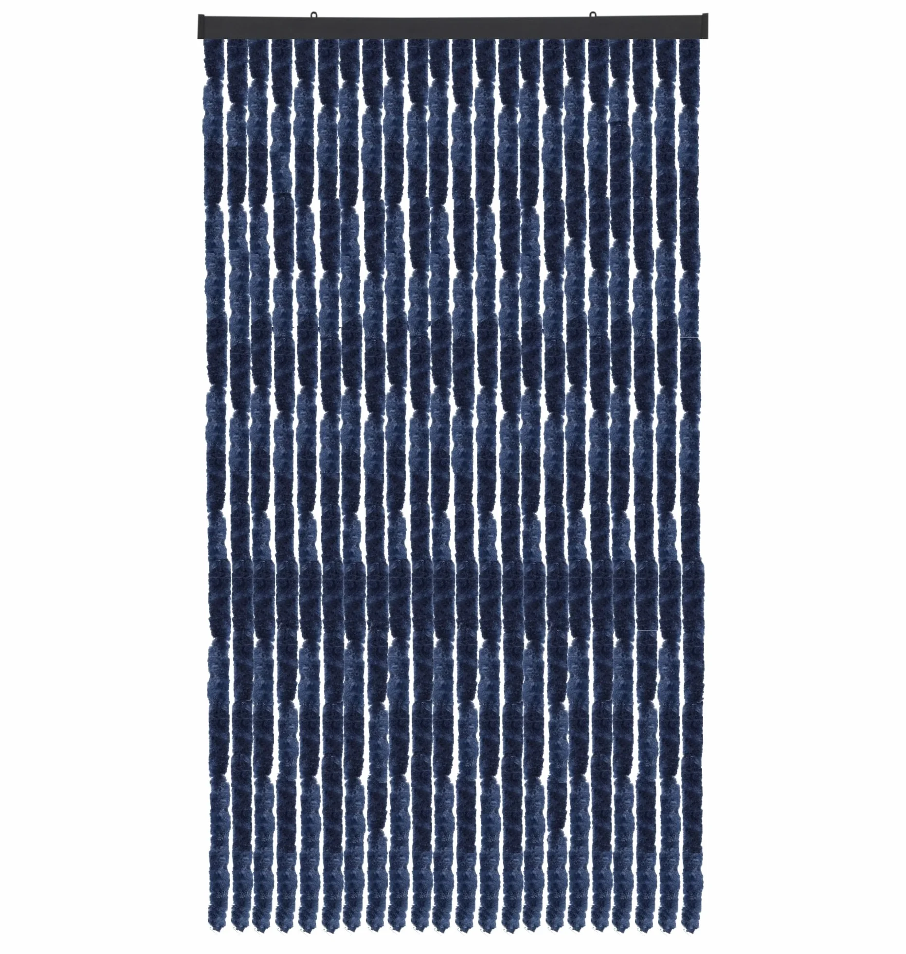 Arsvita Zasłona flauszowa na drzwi 90 x 200 cm w kolorze niebieskim – wiele wariantów
