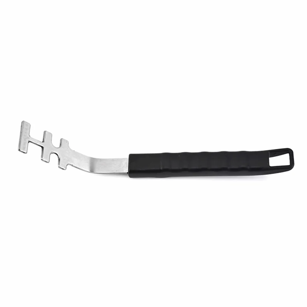 Podnośnik rusztu do grilla, głowica ze stali nierdzewnej, długi uchwyt, Culinary Modular ruszt, wygodne podnoszenie gorących i brudnych rusztów, 25,7 cm, do wszystkich grilli z wkładką modułową Culinary