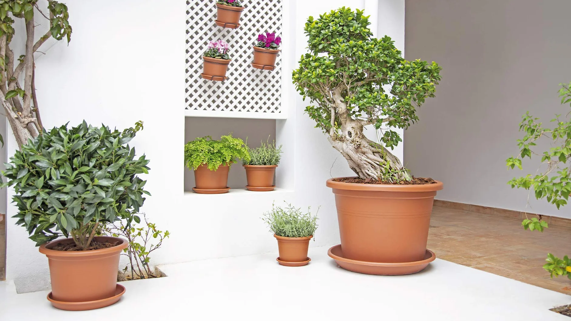 VENEZIA CILINDRO POT 50 cm WHITE