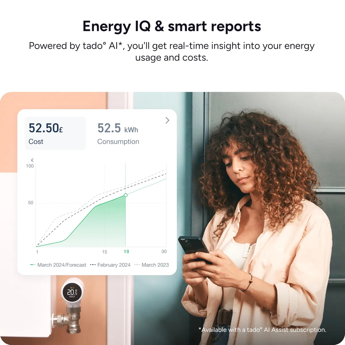tado° Termostat grzejnikowy Inteligentny termostat grzejnikowy