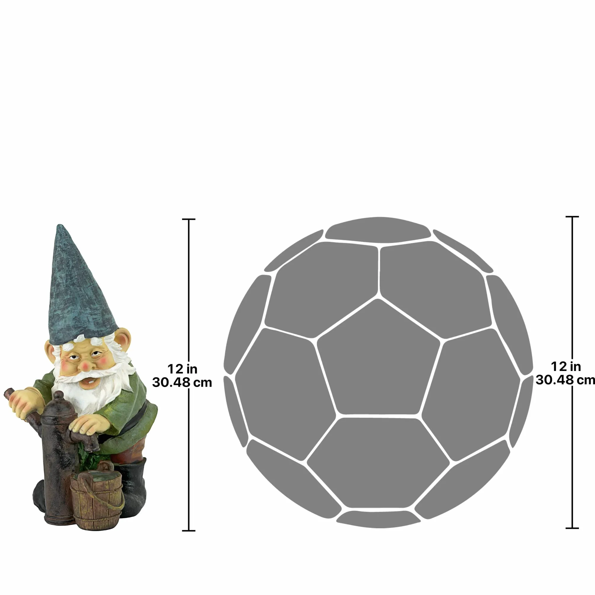Statua ogrodowa - pompka wodna Pete Ogród Krasnal - Krasnal trawnikowy
