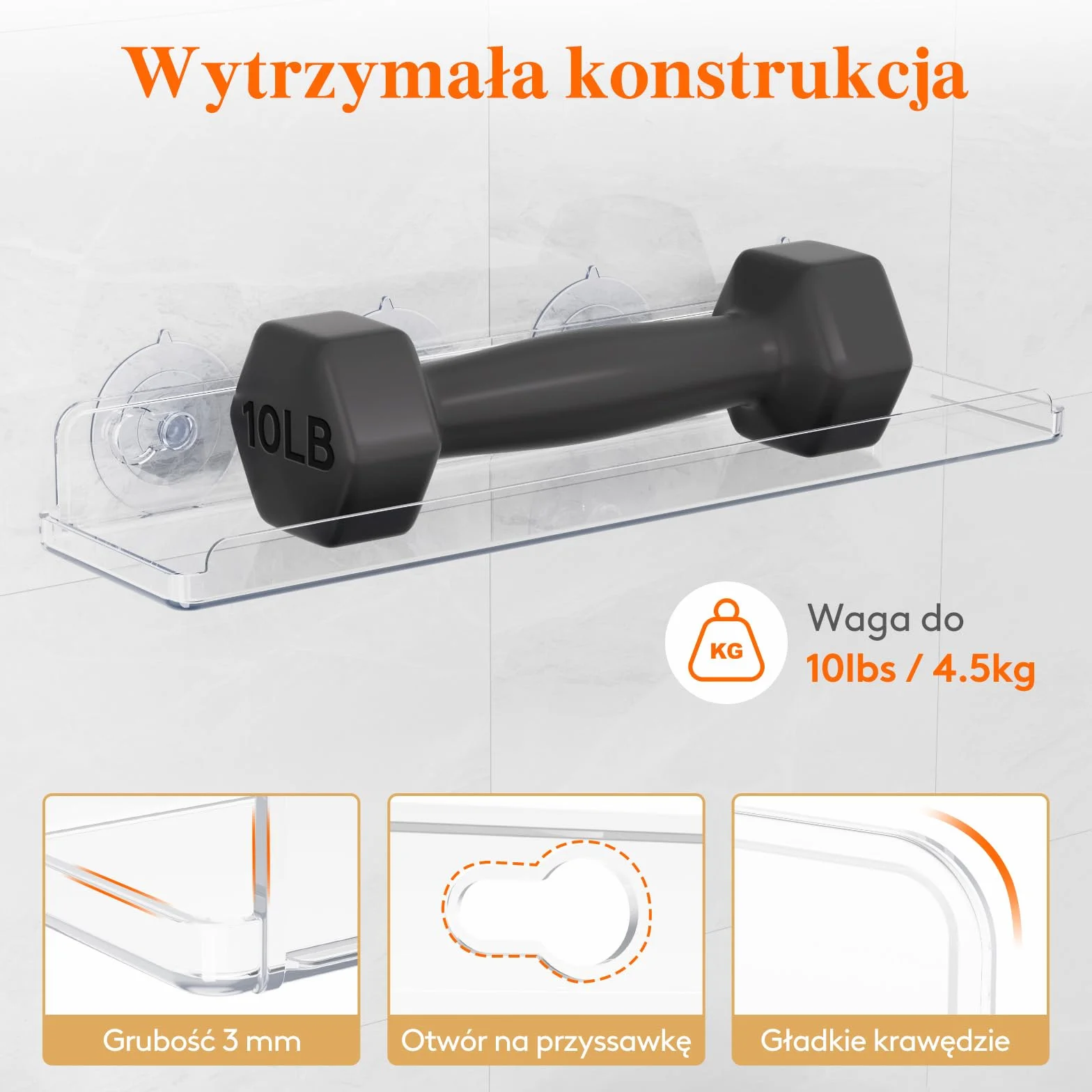 Pływające półki okienne na rośliny Lifewit 15 cali, 4 akrylowe półki z przyssawkami, przedłużacz parapetu do wewnętrznych sukulentów, mikro zieleni, doniczki na nasiona, sadzarki do ziół