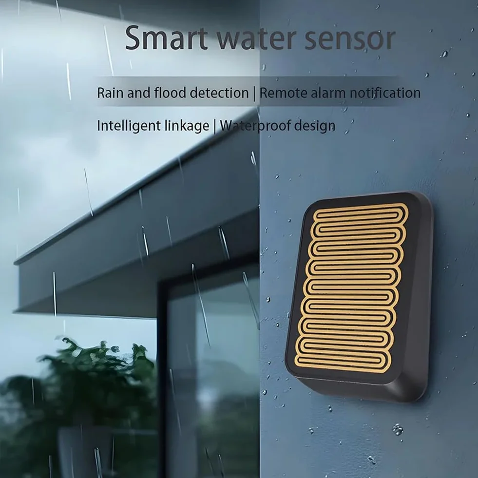 Zigbee inteligentny czujnik deszczu do użytku na zewnątrz, bezprzewodowe wykrywanie deszczu, wodoszczelny, inteligentny czujnik deszczu