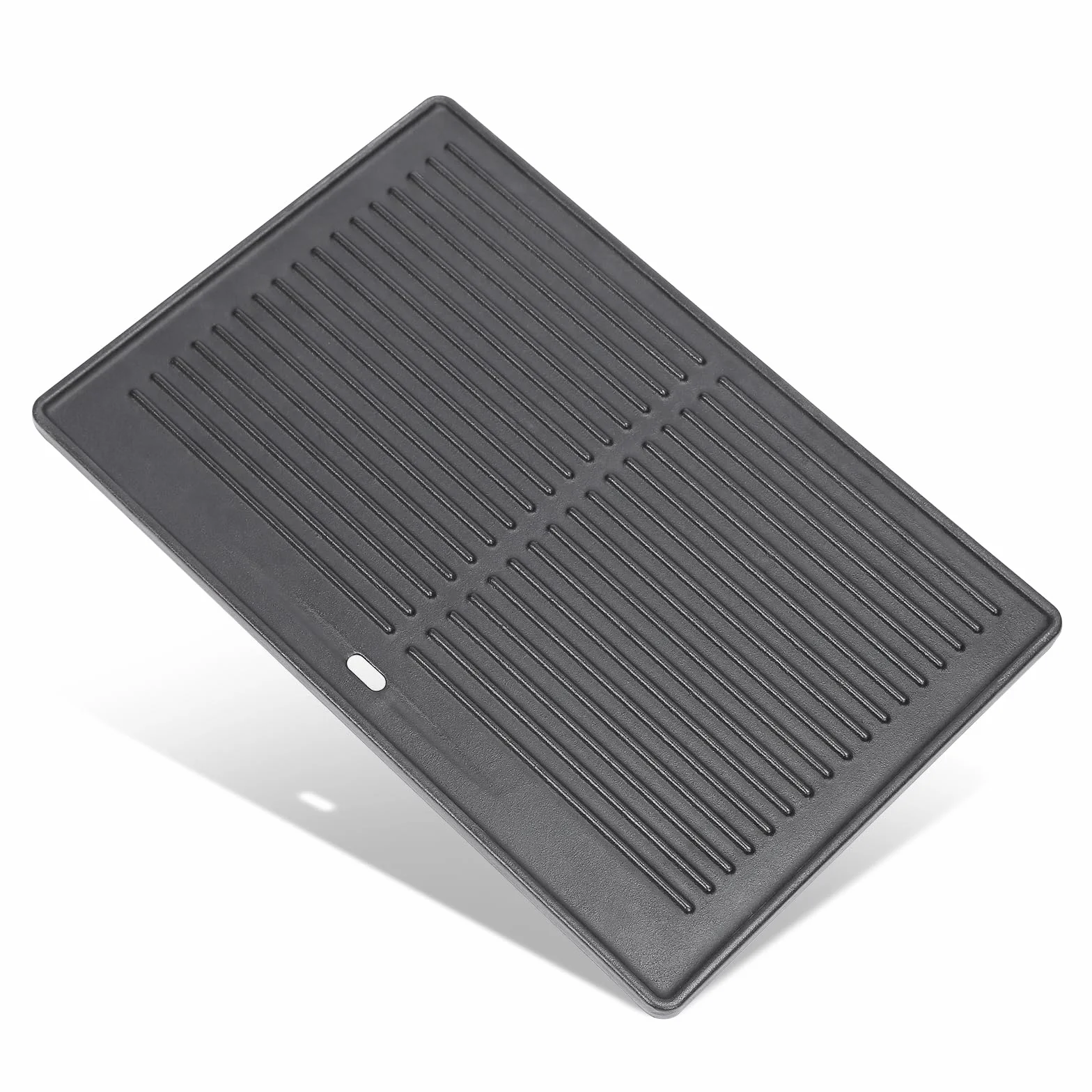 Denmay Żeliwna płyta grillowa 41,5 x 27,5 cm do grilla Tepro Toronto, TAINO Hero XL, Activa Angular, EL Fuego Montreal, EL Fuego Ontario grill na węgiel drzewny, uniwersalna płyta grillowa plancha