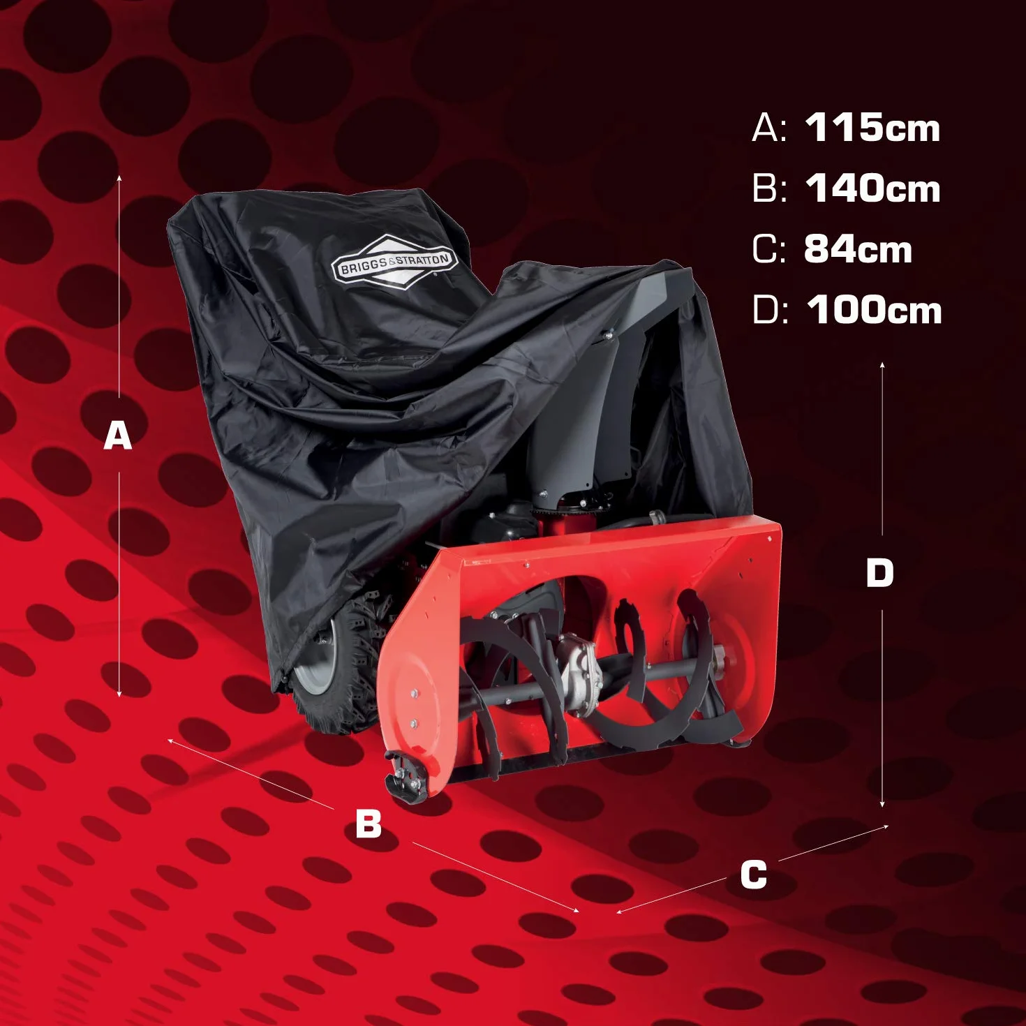 Briggs & Stratton 992430 Osłona odśnieżarki/Rumpel