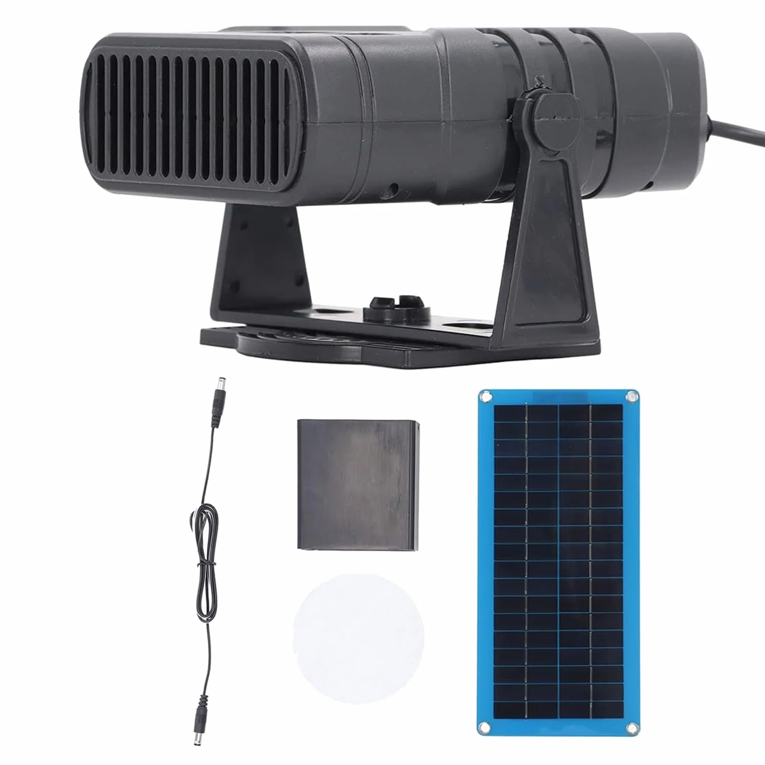 Grzejnik do szklarni z panelem słonecznym, elektryczna pompa ciepła, piec solarz 30 W, łatwa instalacja, osuszacz szyby, domek zwierząt