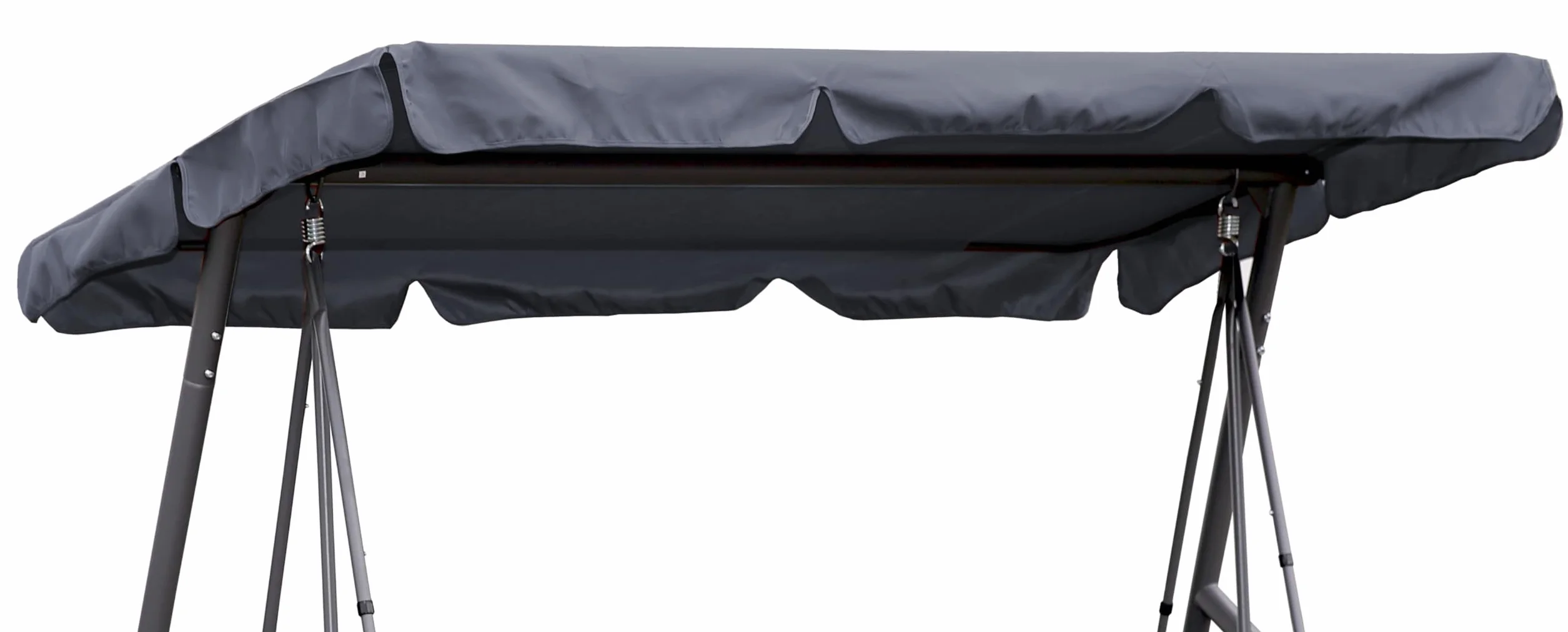 QUICK STAR zamiennik dachu uniwersalny hamak hu?tawkowy 3-osobowy szary zamiennik os?ona przeciws?oneczna zadaszenie hu?tawka dach 145 x 210 cm