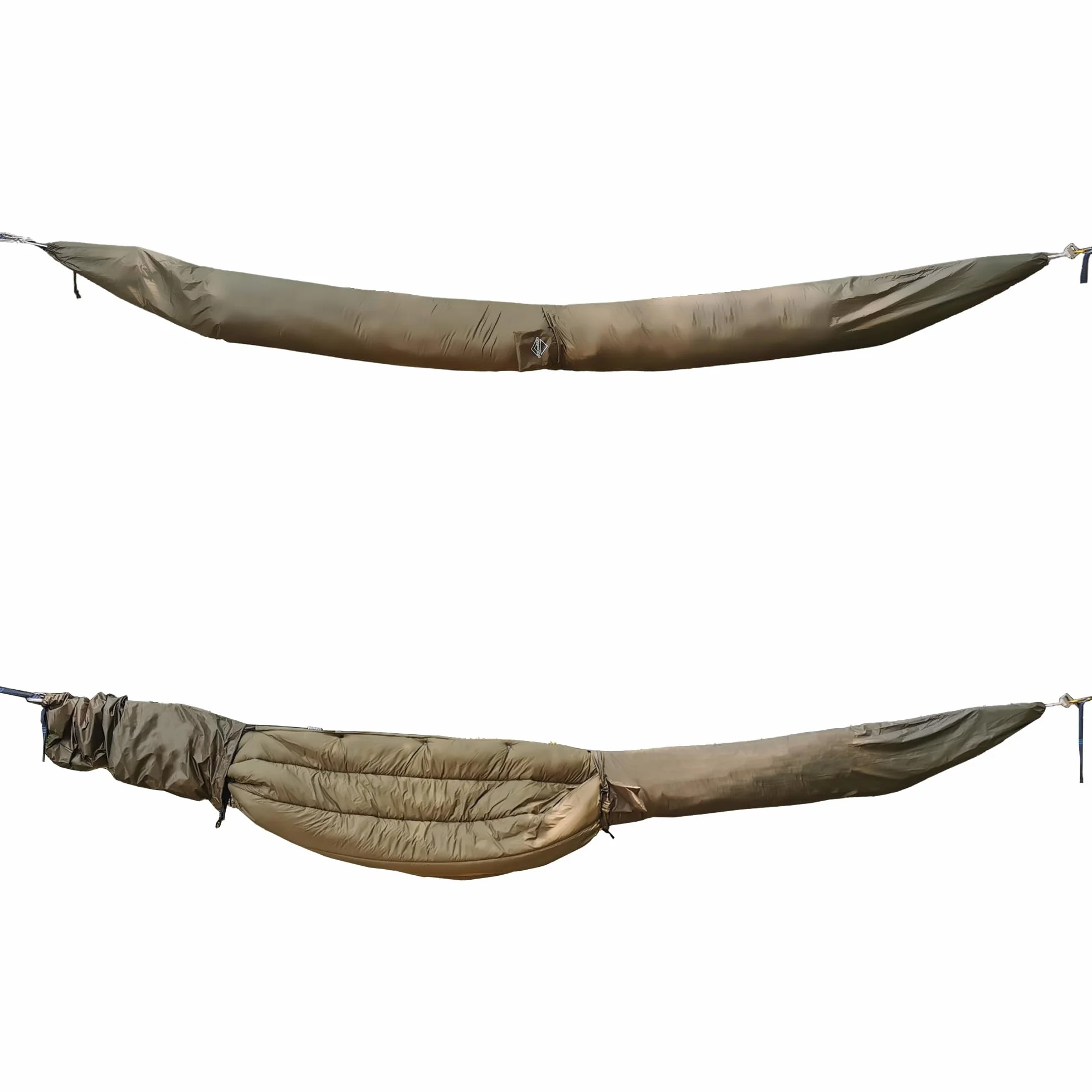 Onewind Pokrowiec na hamak 3,7 m, lekki i kompaktowy hamak kempingowy do przechowywania i pokrowiec 30 cm, duży, do hamaka, kombinacji podkołdry, topquilt, zielony OD